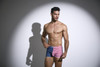 XSJ08 Justin+Simon Men's Classic Boxer Color USA Flag