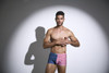 XSJ08 Justin+Simon Men's Classic Boxer Color USA Flag