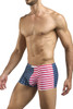 XSJ08 Justin+Simon Men's Classic Boxer Color USA Flag