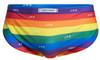 XSJ09 Justin+Simon Men's Running Shorts Color Pride Flag