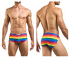 XSJ09 Justin+Simon Men's Running Shorts Color Pride Flag