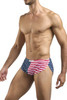 XSJ09 Justin+Simon Men's Running Shorts Color USA Flag