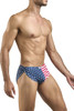XSJ09 Justin+Simon Men's Running Shorts Color USA Flag