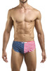 XSJ09 Justin+Simon Men's Running Shorts Color USA Flag