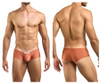 XSJ13 Justin+Simon Men's Cheeky Bulge Boxer Color Ochre