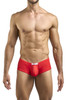 XSJ13 Justin+Simon Men's Cheeky Bulge Boxer Color Peach Red