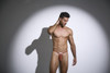 XSJBU02 Justin+Simon Men's Bulge Thong Color Ochre