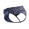 99312 CandyMan Men's Lace Jockstrap Color Navy
