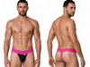 Men’s Lace Thong Lingerie – Sheer Sexy Underwear (Hot Pink) by CandyMan