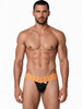 Men’s Lace Thong Lingerie – Sheer Sexy Underwear (Orange) by CandyMan