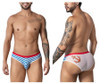 99918 CandyMan Men's Sailor Briefs Color Blue-White