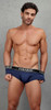 41961 Hawai Men's Microfiber Briefs Color Dark Blue