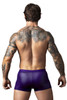 152-302 MalePower Men's Eggplant Crossover Short Color Plum