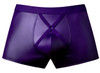 152-302 MalePower Men's Eggplant Crossover Short Color Plum