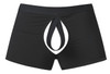 Men’s Open Ended Moonshine Short – Bold Sexy Underwear (Black) by MalePower