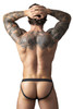 Men’s Open Ended Jock – Stylish Comfortable Underwear (Black) by MalePower