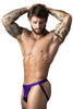 350-302 MalePower Men's Eggplant Crossover Jock Color Plum