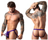 350-302 MalePower Men's Eggplant Crossover Jock Color Plum