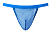 449-11C MalePower Men's Fishnet G-String Color Royal