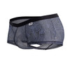 99873 CandyMan Men's Egyptian Trunks Color Gray-Black