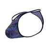 99875 CandyMan Men's Seawater Thong Color Multicolor Print