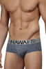 42531 Hawai Men's Cotton Blend Briefs Color Gray