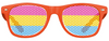 Pansexual Pride Flag Sunglasses