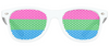 Polysexual Pride Flag Sunglasses