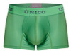 26020100119 Unico Men's Frog Trunks Color 43-Green