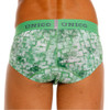 26020101102 Unico Men's Piramide Briefs Color 43-Green