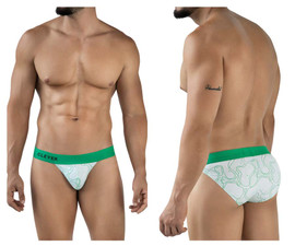 2057 Clever Men's Maze Bikini Color Green