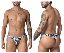 99882 CandyMan Men's Zebra Print Thong