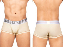 MOUX4103 Private Structure Men's Mo Lite Mid Waist Trunk Color Cream