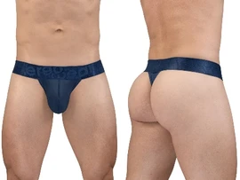 Men’s MAX BOLD SE G-String – Sleek Bold Sculpting Sexy Underwear (Dark Blue) by ErgoWear