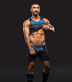Men's Kennel Club Dark Pup Jockstrap – Limited Edition Athletic Jockstrap (Blue) by CellBlock 13
