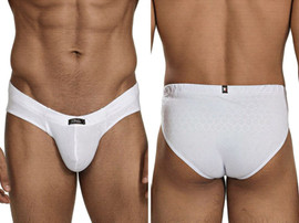 Men's Microfiber Briefs – Performance Low-Rise Briefs (White) by Xtremen