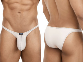 Men's Low-Rise Bikini – Contoured Pouch Underwear (Beige) by Pikante
