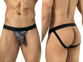 Men’s Microfiber Jockstrap – Bold Sexy Underwear (Leopard Print) by CandyMan