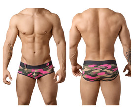 8706* Pikante Men's Warfare Briefs Color Fuchsia