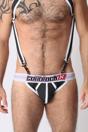 CellBlock 13 Samurai Neoprene Jock Color White