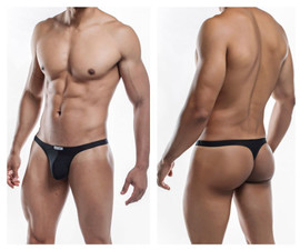 JS03-Pol Joe Snyder Men's Polyester Thong Color Black