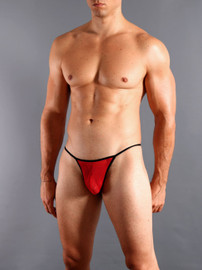 1306-RED Doreanse Men's Mesh G-String Color Red