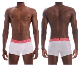 20160100103 Unico Men's Illusion Trunks Color White