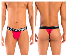 41947 Hawai Men's Solid Thong Color Red