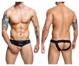 DMBL01* MaleBasics Men's Dngeon Cock-ring Jockstrap Color Black