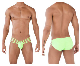 0496* Pikante Men's Seduction Briefs Color Green