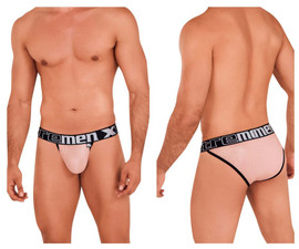 91089 Xtremen Men's Frice Microfiber Bikini Color Pink