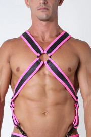 CellBlock 13 Kick-Off Neoprene Harness Color Pink