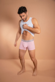 4986 HAWAI Men's Cotton Trunks Color Pink