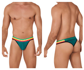 0606-1 Clever Men's Explore Thong Color Green